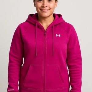 Under Armour Women's Fuchsia Full-Zip Hoodie